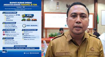 Bupati Kubar Imbau Pelaku Transportasi Muat Maksimal Delapan Ton