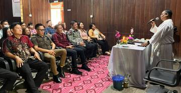 Diskominfostandi Mahulu Gelar Ibadah Syukur Natal Bersama