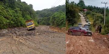 Tuntutan Tak Digubris, Warga Bentian Kembali Demo Truk CPO-ODOL