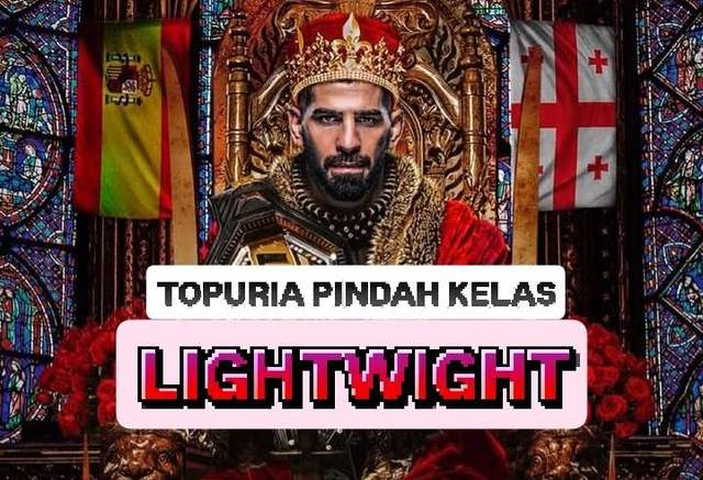 Resmi! Ilia Topuria Pindah Kelas Lightweight