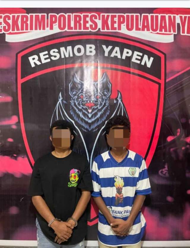 Satreskrim polres Yapen tangkap pelaku pencurian
