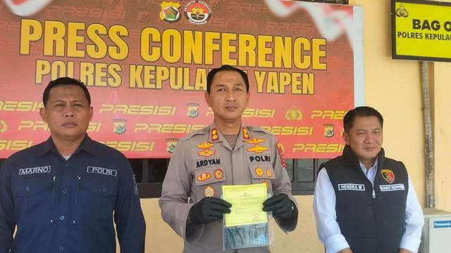 Pelaku Pengeroyokan Korban Meninggal Diringkus Satreskrim Polres Yapen