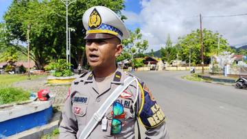 Razia Satlantas Polres Yapen Jaring 30 Kendaraan 