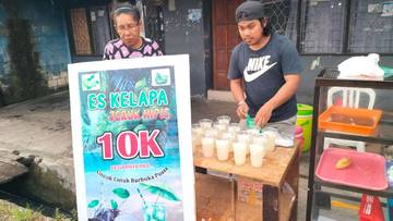 Es Kelapa Jeruk Nipis, Minuman Segar  Cocok untuk Buka Puasa