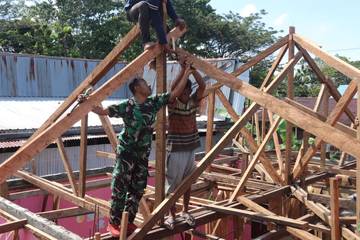  HUT TNI  80 Kodim Yawa Renovasi TK Pertiwi