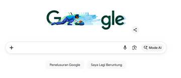 Google Doodle  4 Februari 2026: “Curling 2026”