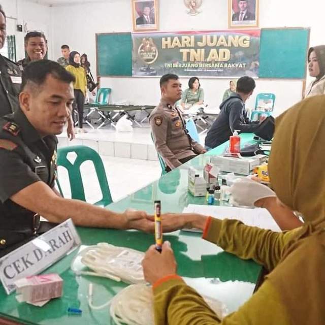 Bakti Sosial Kodim 0211/TT Kumpulkan 65 Kantong Darah