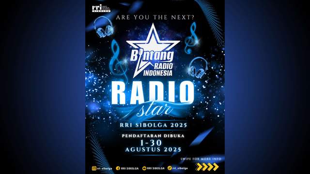  RRI Sibolga Gelar Bintang Radio 2025