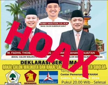 Flyer Ajakan Deklarasi Faham Itu Hoaks 