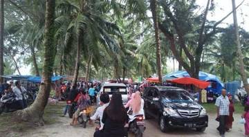 Libur Tahun Baru 2025, Pantai Binasi Ramai