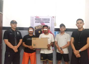 Dua Pelaku Pencurian Laptop di Sibolga Ditangkap