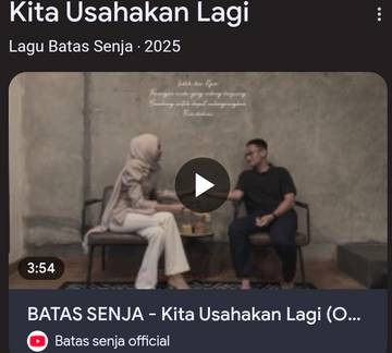 Lagu “Kita Usahakan Lagi” Batas Senja Menguatkan Pendengar