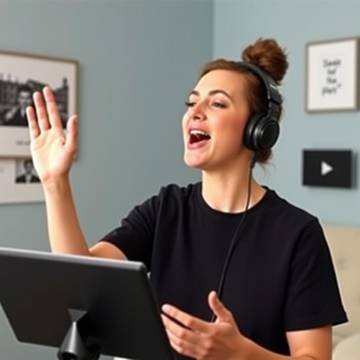 Lebih Pilih Latihan Vocal di Rumah