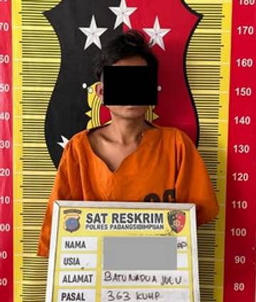 Satreskrim Polres Padangsidimpuan Tangkap Pelaku Curat Toko Beras