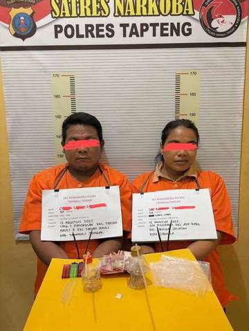 Sat Narkoba Polres Tapteng Tangkap Dua Pelaku Sabu
