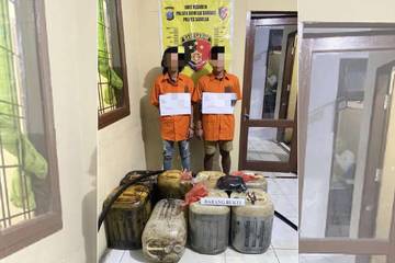 Polisi Tangkap 2 Pelaku Pencuri Solar Pelindo