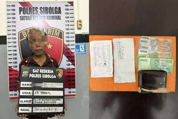 Pelaku Judi Togel di Pasar Belakang Sibolga Ditangkap