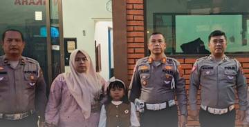 Polres Padangsidimpuan Berhasil Temukan Anak Hilang