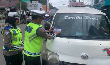 Polres Sibolga Sasar Pelanggar Lalin Jelang Nataru