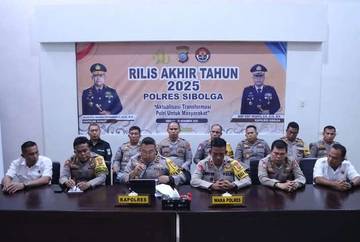 Tahun 2025, Polres Sibolga Tuntaskan  Puluhan Kasus Narkotika