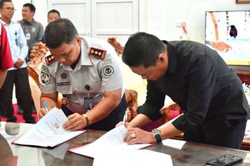 Pemkab Humbang Hasundutan Tandatangani MoU dengan Bapas Sibolga