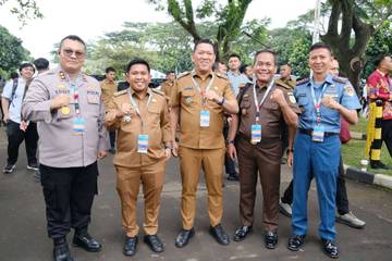 Wali Kota Sibolga Bersama Forkopimda Hadiri Rakornas 2026 