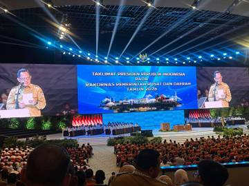 Bupati Humbang Hasundutan bersama Forkopimda hadiri Rakornas Nasional