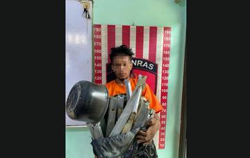 Pelaku Pencurian di Pandan Asri Diamankan Polisi