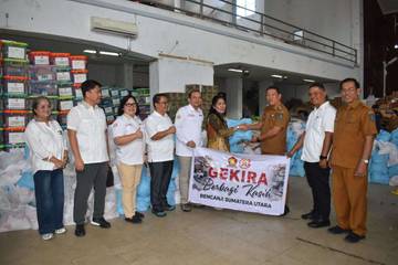 Wakil Wali Kota Sibolga Terima Bantuan dari GEKIRA