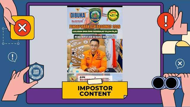 Hoaks: Tautan Pendaftaran ASN Basarnas 2026