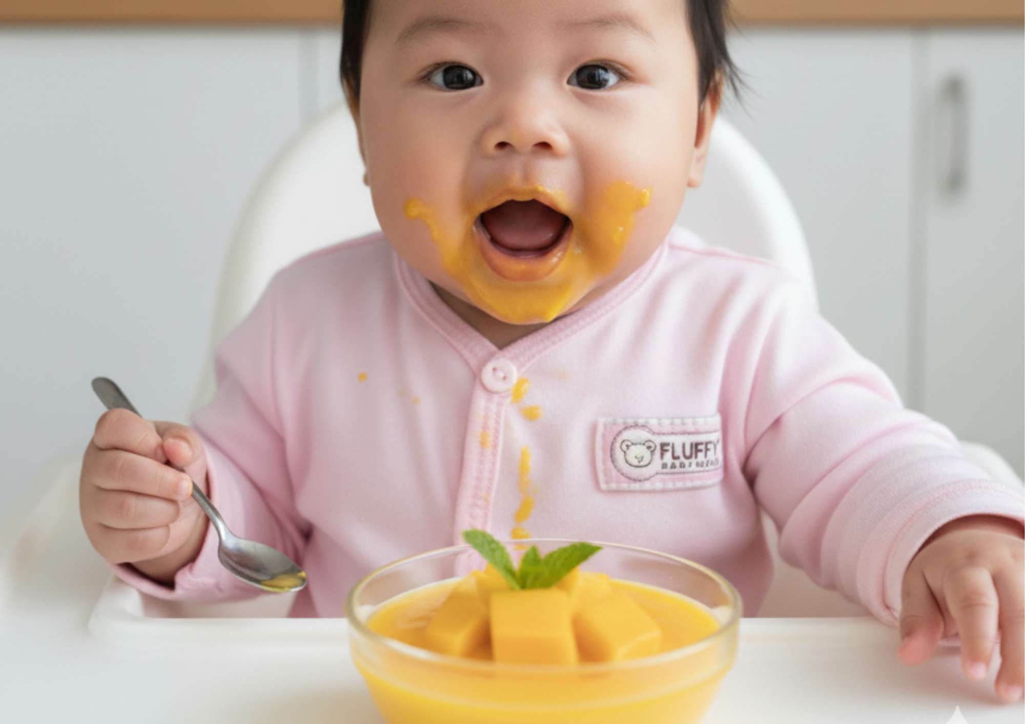 MPASI Puding Mangga Lezat Mendukung Tumbuh Kembang Bayi