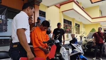 Polisi Tangkap Residivis Curanmor, Gasak Dua Motor Di Buleleng