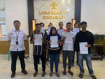 Cuti Bersyarat, Delapan WBP Lapas Singaraja Dibebaskan 