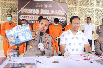 Polres Jembrana Beberkan Hasil Operasi Antik Agung 2025