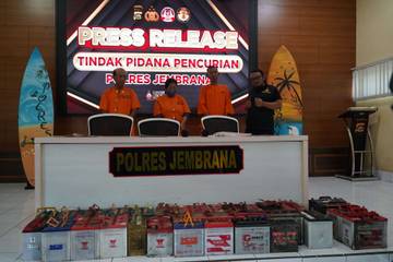 Polisi Bekuk Pelaku Pencurian Aki Truk
