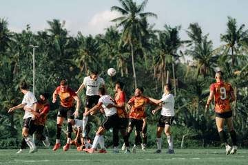 Bali United Gelar Latihan Bersama Bhayangkara Presisi Lampung