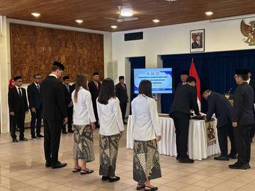 Empat Pemain Diaspora Resmi Jadi WNI di Belanda