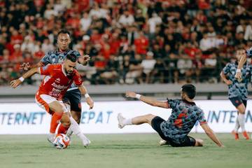 Mirza Mustafic Cetak Gol Perdana Bagi Bali United