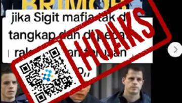 Hoaks: Pasukan Brimob Mengundurkan Diri