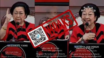 Hoaks: Video Megawati Marah Setelah Sri Mulyani Dicopot