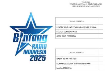 Juri Tetapkan Finalis Bintang Radio 2025 RRI Singaraja