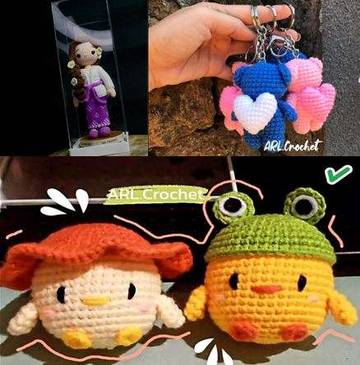 Kreasi Lucu Dari Benang Rajutan Tangan Anak Bali