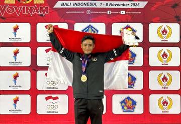 Bripda Gede Jensen Astika Persembahkan Medali Dunia