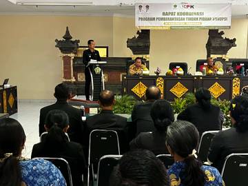 Pemkab Jembrana-KPK Bahas Aset dan Pajak Daerah