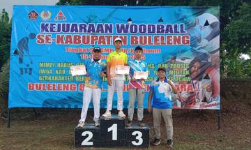 Siswa Spenpraja Sabet 3 Gelar Kejuaraan Woodball se-Buleleng