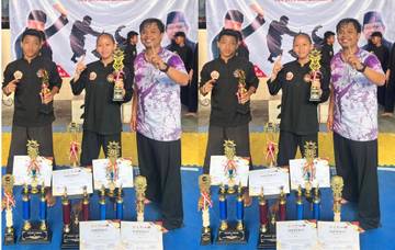 Spenpraja Gaet 3 Medali Emas Pencak Silat se-Bali