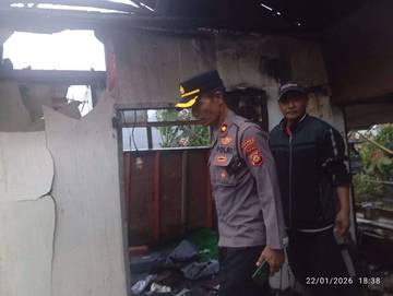 Lilin Diduga Picu Kebakaran Rumah Warga Pancasari Buleleng