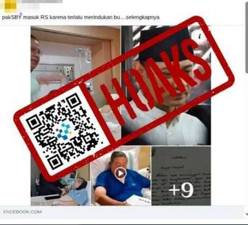 [Hoaks] SBY Masuk Rumah Sakit pada Januari 2026
