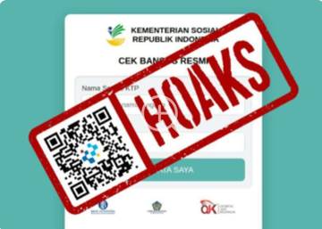 [Hoaks] Tautan Cek Bansos Resmi Mengatasnamakan Kemensos RI