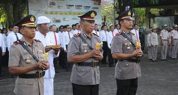 Polres Jembrana Gelar Sertijab Pejabat Utama Baru